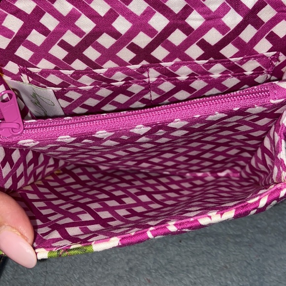 Fossil & Vera Bradley 2 crossbody black canvas and floral print EUC - Picture 14 of 16